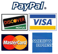 CLS Graphics accepts PayPal and these credit cards
